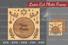 Christmas Laser Cut Photo Frame Clipart Bundle
