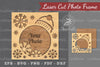 Christmas Laser Cut Photo Frame Clipart Bundle