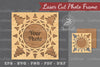 Christmas Laser Cut Photo Frame Clipart Bundle