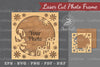 Christmas Laser Cut Photo Frame Clipart Bundle