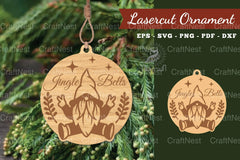 Christmas Lasercut Ornament Clipart Bundle - CraftNest - Digital Crafting and Art