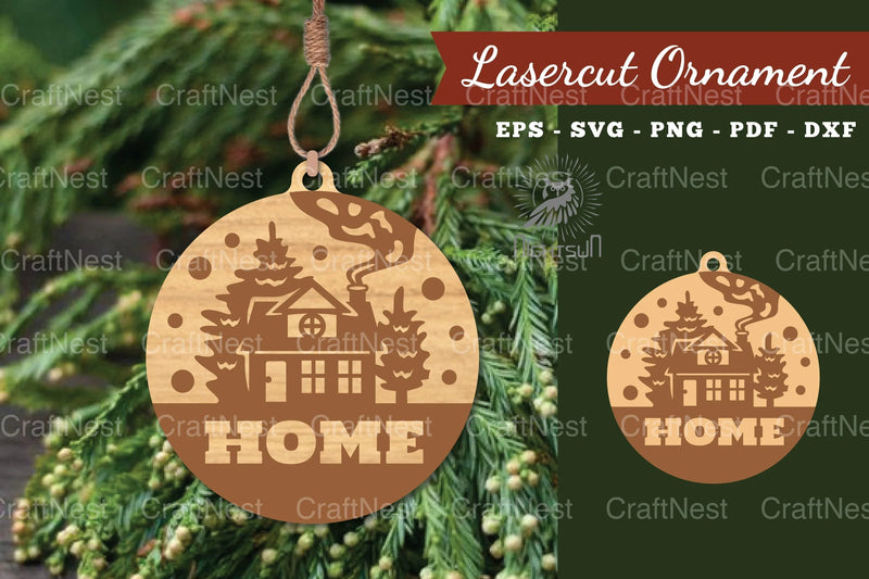 Christmas Laser Cut Ornament Clipart Bundle - CraftNest - Digital Crafting and Art