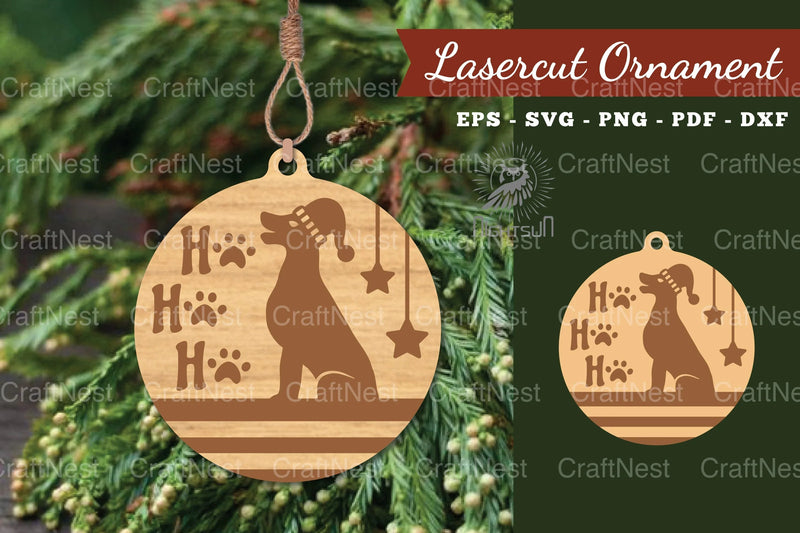 Christmas Laser Cut Ornament Clipart Bundle - CraftNest - Digital Crafting and Art