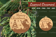 Christmas Laser Cut Ornament Clipart Bundle - CraftNest - Digital Crafting and Art