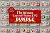 Christmas Layered Frame 3D Bundle
