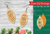 Christmas Light Laser Cut Earrings SVG Bundle