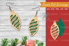 Christmas Light Laser Cut Earrings SVG Bundle