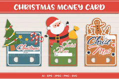 Christmas Money Card SVG Bundle - CraftNest - Digital Crafting and Art