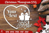 Christmas Monogram SVG Bundle