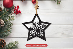 Christmas Ornament Laser Cut SVG Bundle - CraftNest - Digital Crafting and Art