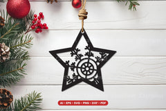 Christmas Ornament Laser Cut SVG Bundle - CraftNest - Digital Crafting and Art