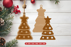 Christmas Ornament Laser Cut SVG Bundle - CraftNest - Digital Crafting and Art