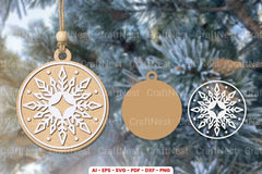 Christmas Ornament Laser Cut SVG Bundle - CraftNest - Digital Crafting and Art