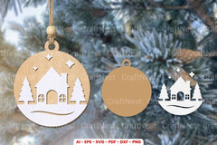 Christmas Ornament Laser Cut SVG Bundle - CraftNest - Digital Crafting and Art