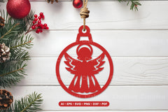 Christmas Ornament Lasercut SVG Bundle - CraftNest - Digital Crafting and Art