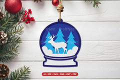 Christmas Ornament Lasercut SVG Bundle - CraftNest - Digital Crafting and Art