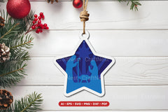 Christmas Ornament Lasercut SVG Bundle - CraftNest - Digital Crafting and Art