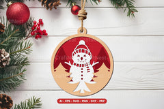 Christmas Ornament Laser Cut SVG Bundle - CraftNest - Digital Crafting and Art