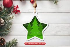 Christmas Ornament Lasercut SVG Bundle - CraftNest - Digital Crafting and Art