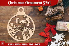 Christmas Ornament SVG Bundle - CraftNest - Digital Crafting and Art