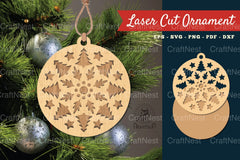 Christmas Ornament SVG Bundle - CraftNest - Digital Crafting and Art