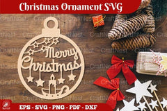 Christmas Ornament SVG Bundle - CraftNest - Digital Crafting and Art
