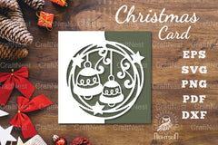 Christmas Papercut Card SVG Bundle - CraftNest - Digital Crafting and Art