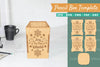 Christmas Pencil Box Lasercut Template Bundle