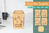 Christmas Pencil Box Lasercut Template Bundle