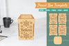 Christmas Pencil Box Lasercut Template Bundle
