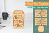 Christmas Pencil Box Lasercut Template Bundle