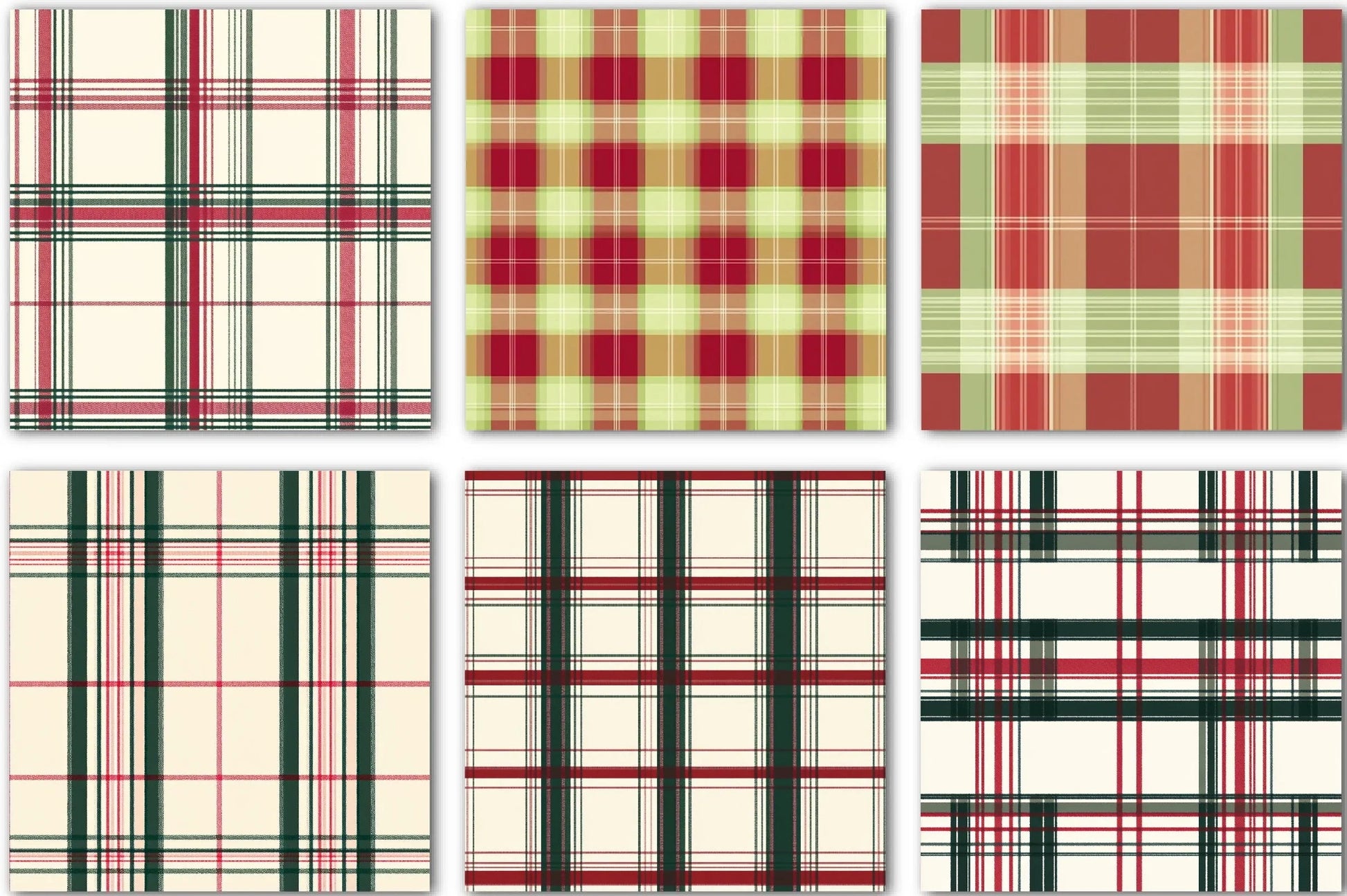 Christmas Plaid Pattern Design Clipart Bundle - CraftNest - Digital Crafting and Art