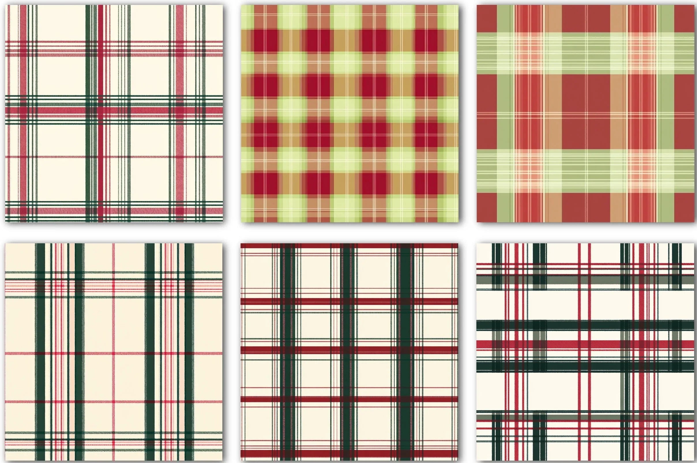 Christmas Plaid Pattern Design Clipart Bundle - CraftNest - Digital Crafting and Art