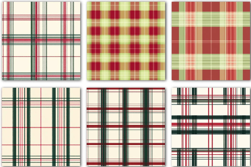 Christmas Plaid Pattern Design Clipart Bundle - CraftNest - Digital Crafting and Art