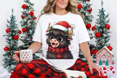 Christmas Buffalo Clipart Bundle - CraftNest - Digital Crafting and Art