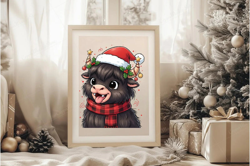 Christmas Buffalo Clipart Bundle - CraftNest - Digital Crafting and Art