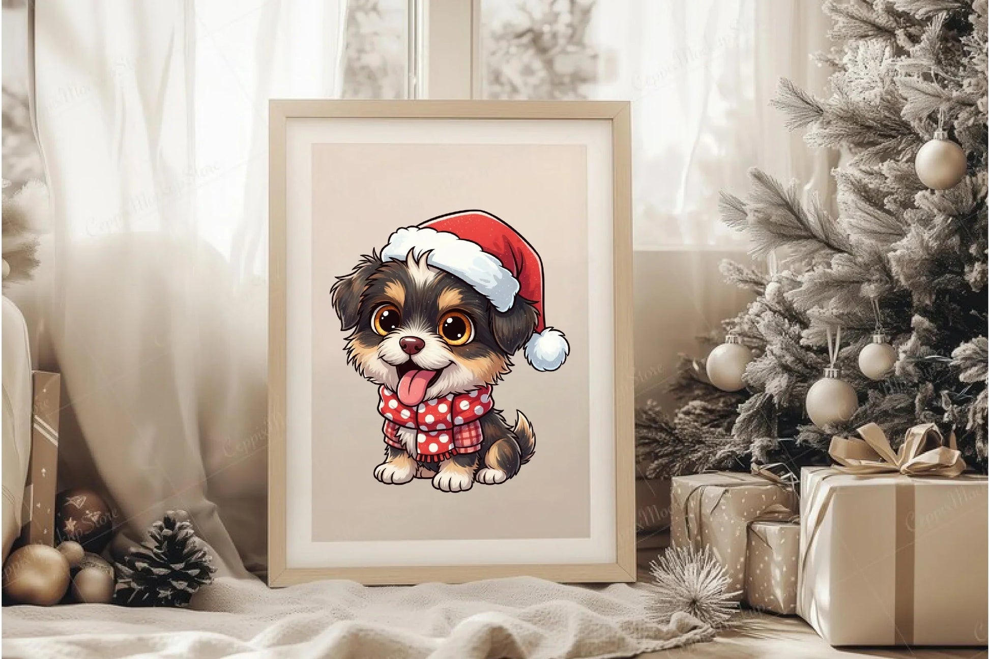 Christmas Dog Clipart Bundle - CraftNest - Digital Crafting and Art