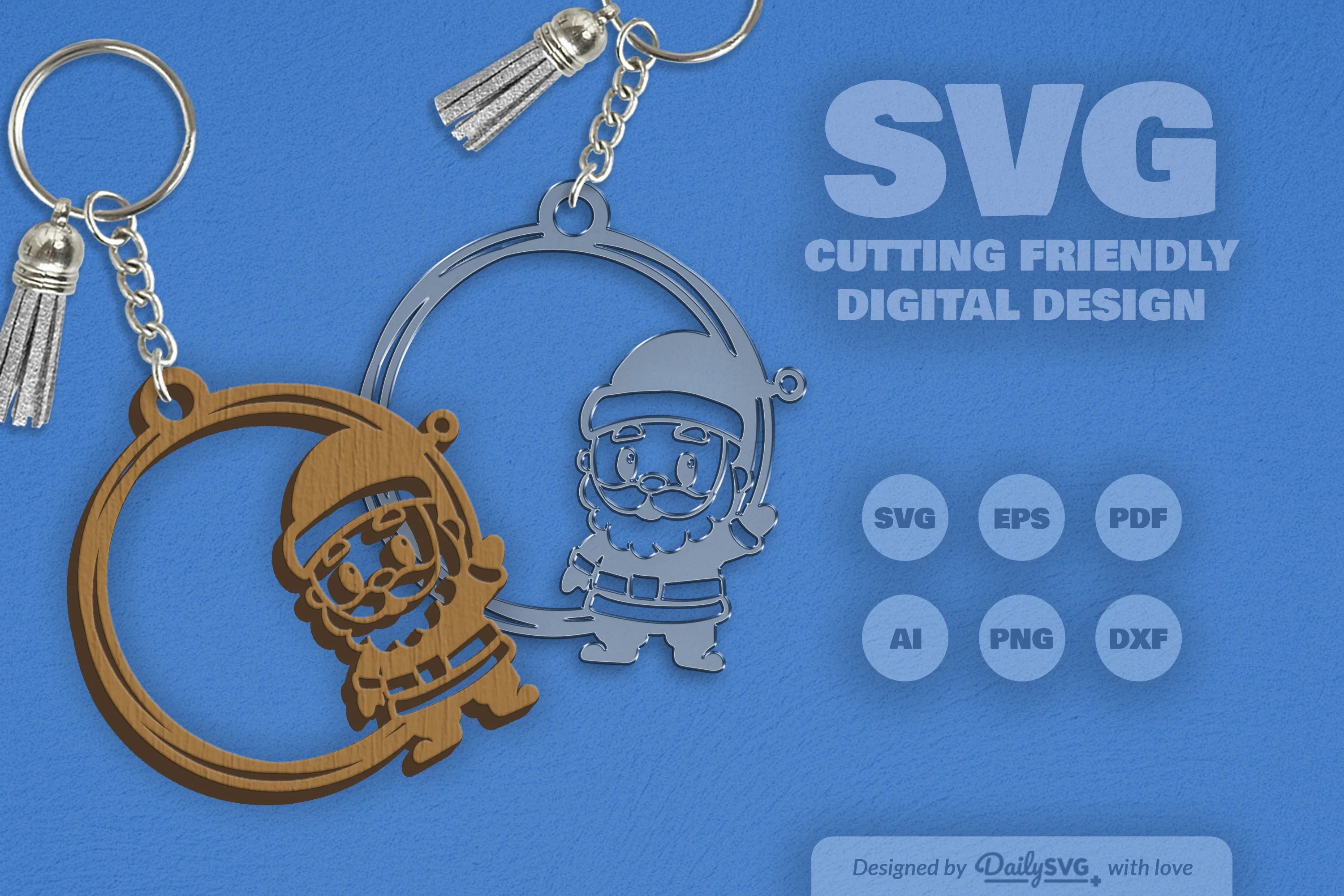 Christmas SVG Round SVG Bundle Collection - CraftNest - Digital Crafting and Art