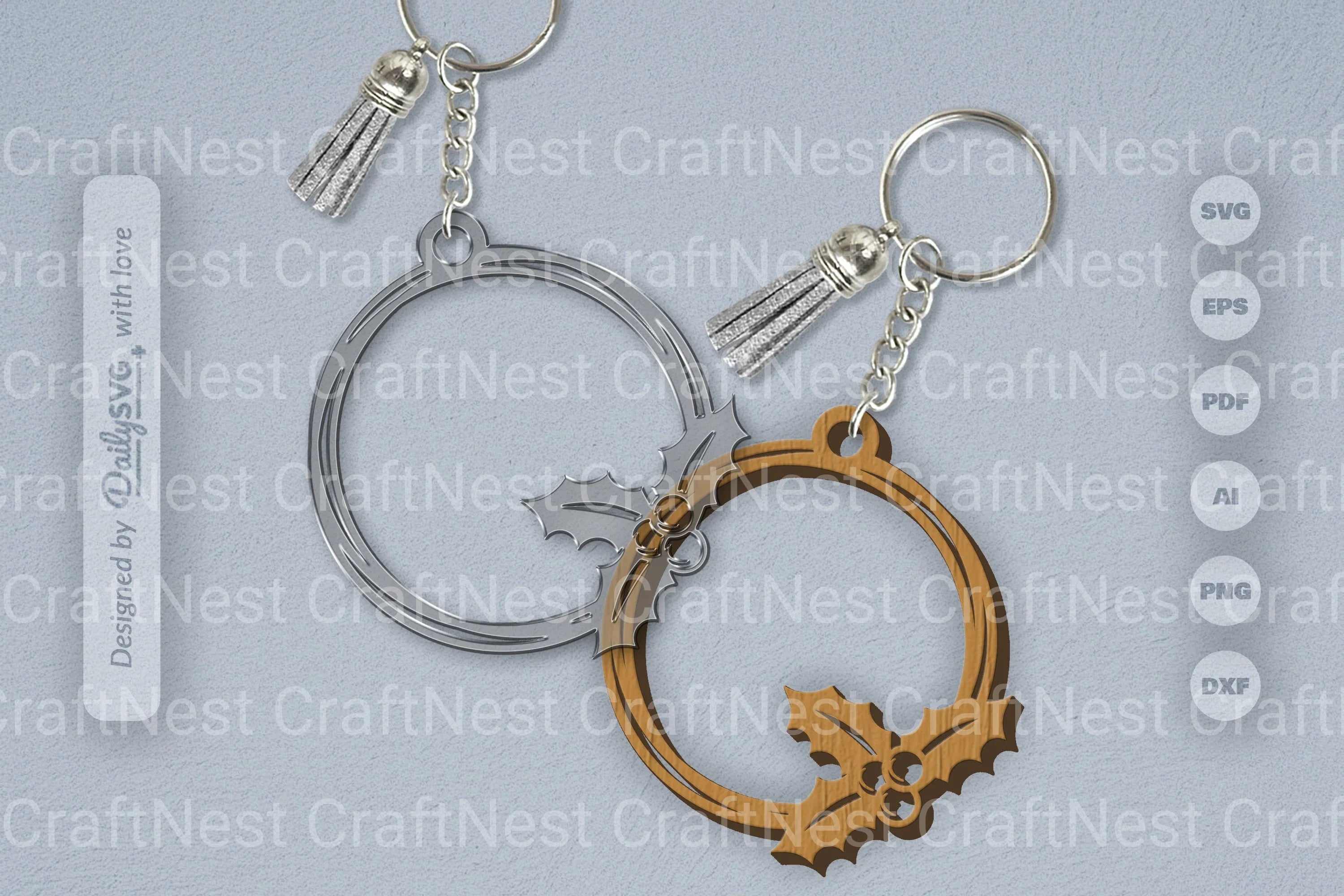 Christmas SVG Round SVG Bundle Collection