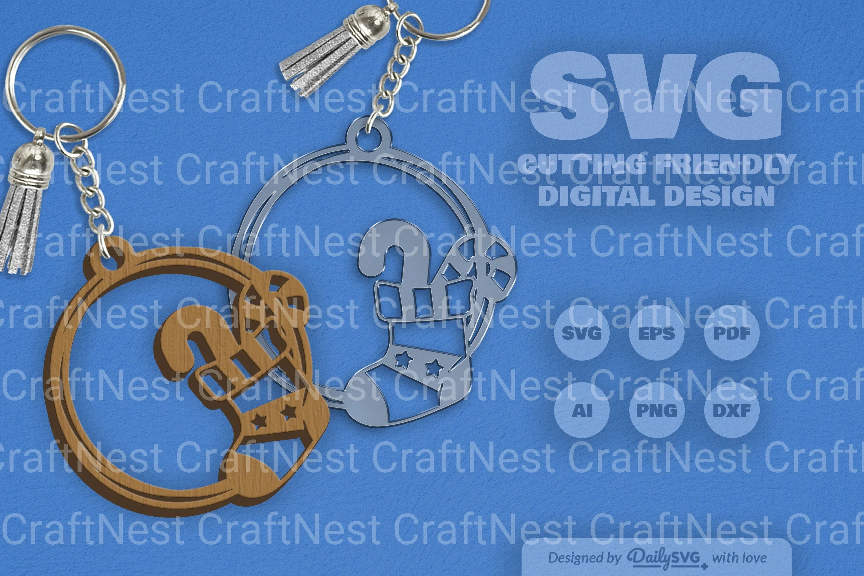 Christmas SVG Round SVG Bundle