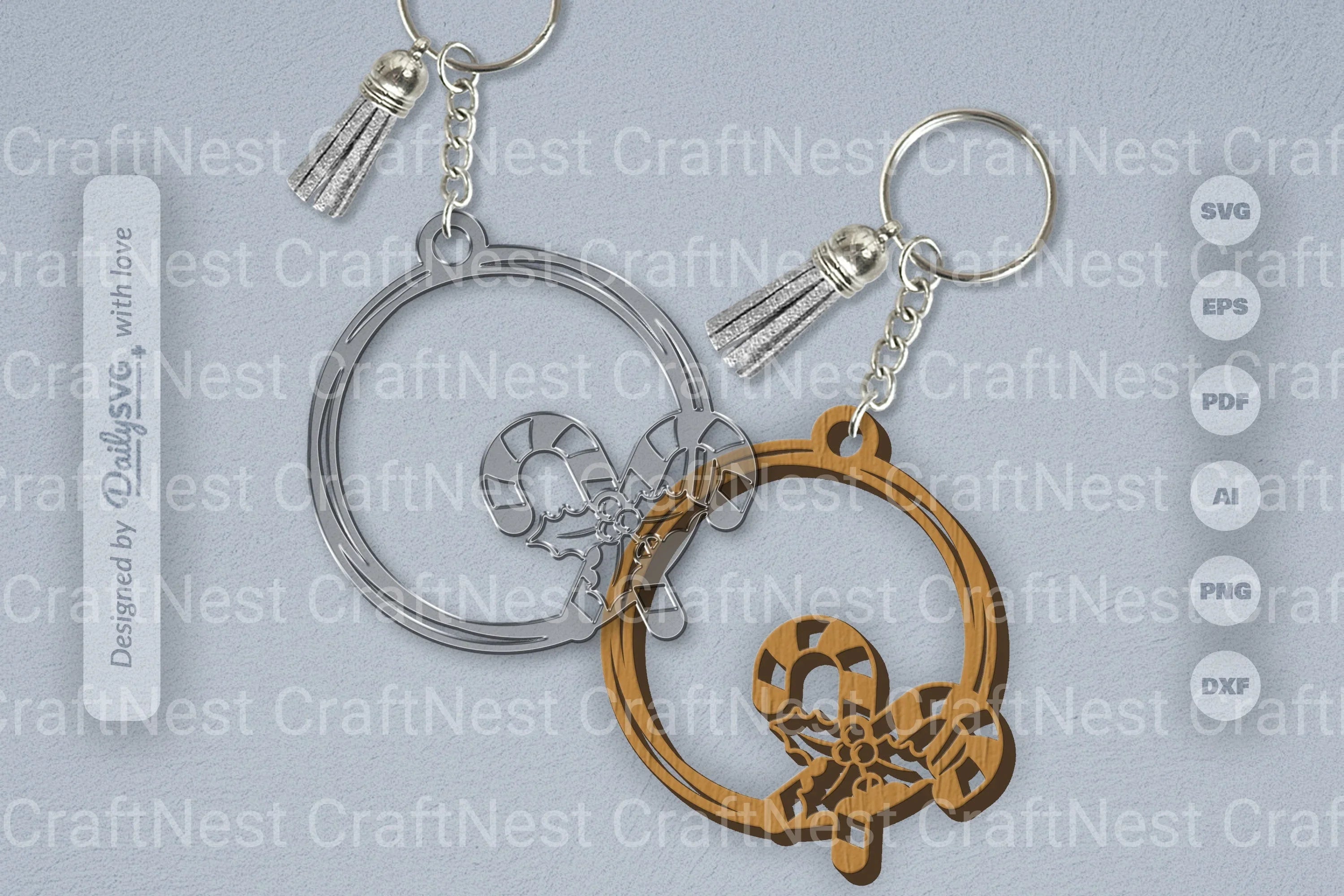 SVG Christmas Round SVG Bundle