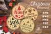 Christmas Round Ornament SVG Bundle