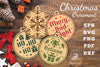 Christmas Round Ornament SVG Bundle