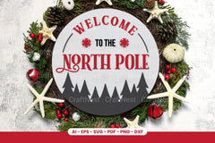 Christmas Round Sign Laser Cut SVG Bundle - CraftNest - Digital Crafting and Art