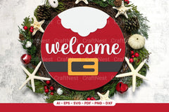 Christmas Round Sign Laser Cut SVG Bundle - CraftNest - Digital Crafting and Art