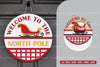 Christmas Round Sign Laser Cut SVG Bundle