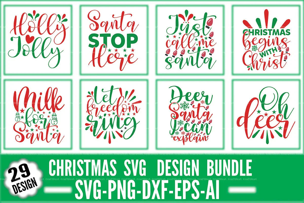 Christmas Design SVG Bundle