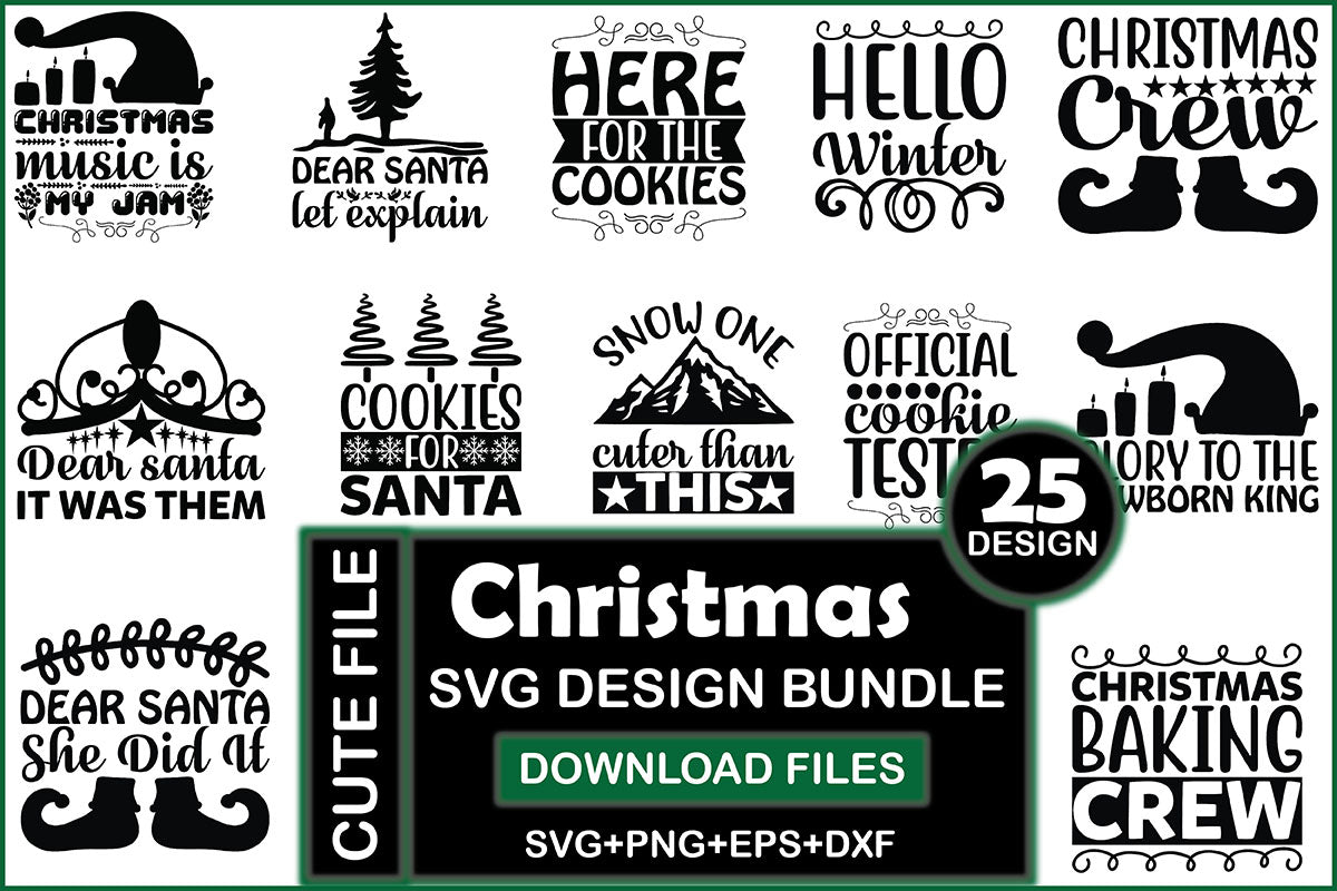 Christmas 12 SVG Bundle