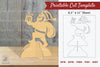 Christmas Santa Printable Cut Template Bundle