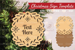 Christmas Sign Laser Cut Template Bundle - CraftNest - Digital Crafting and Art